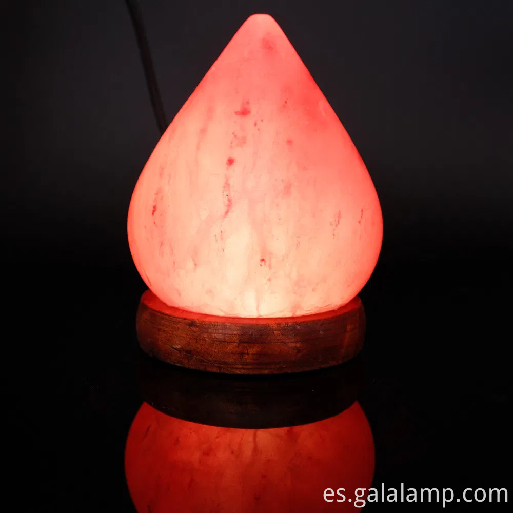 Lámpara de sal del Himalaya al por mayor con luces LED para la decoración del hogar